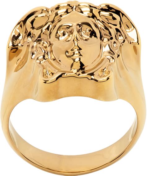 versace vantas medusa ring|versace engagement rings.